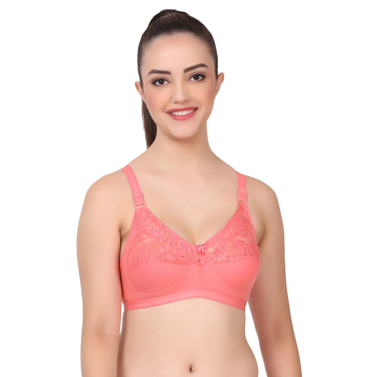 Full Coverage Non-Padded lace Bra