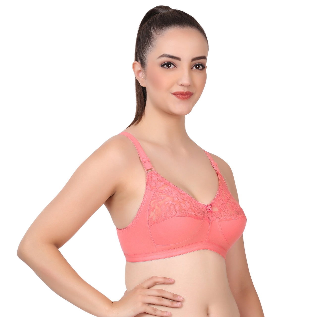 Full Coverage Non-Padded lace Bra