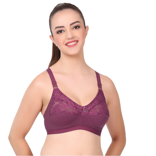 Full Coverage Non-Padded lace Bra