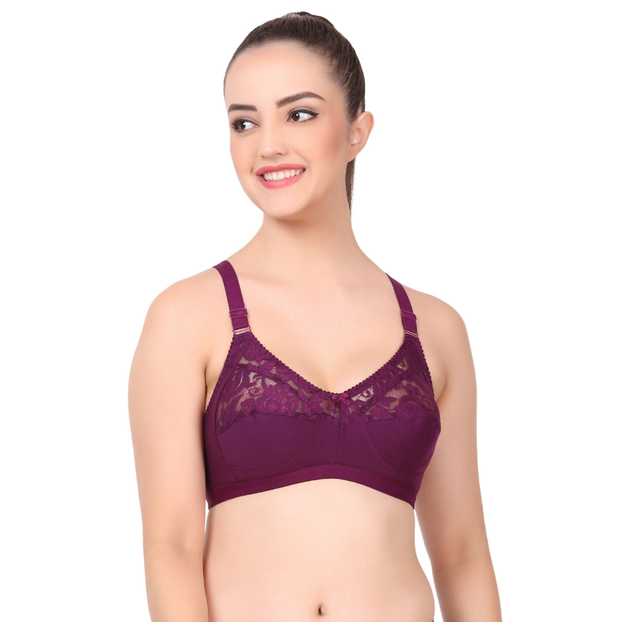 Full Coverage Non-Padded lace 3 Pack Combo Bra