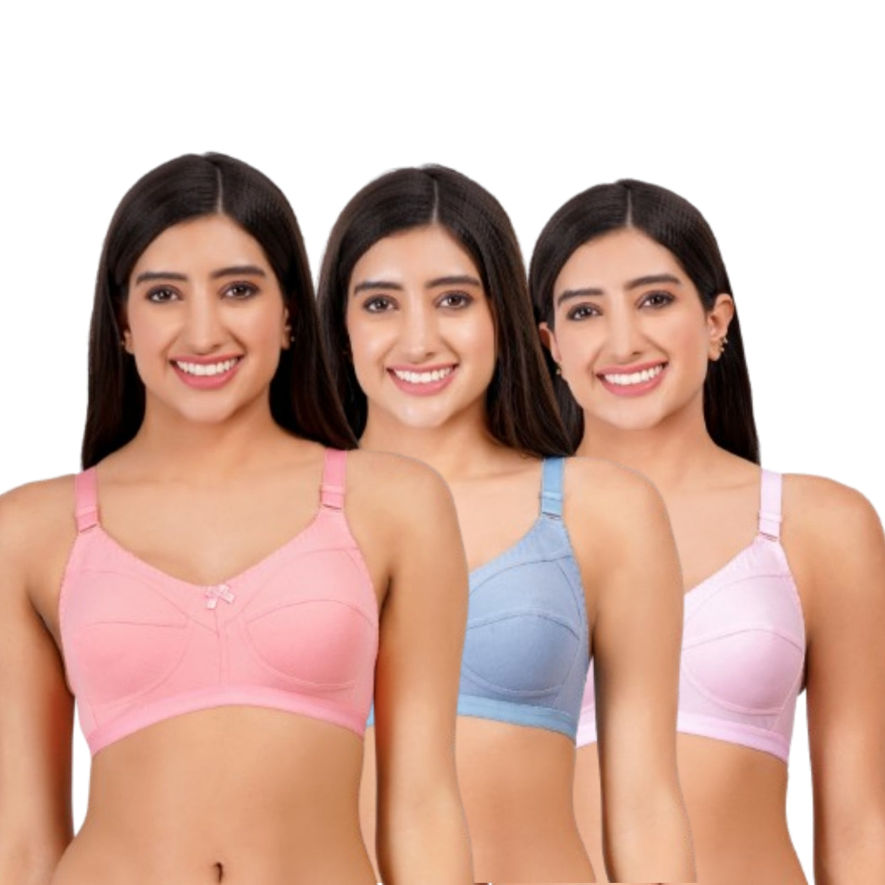 Full Coverage Bra 3 Pack Combo