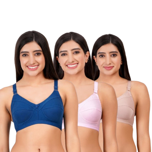 Full Coverage Bra 3 Pack Combo