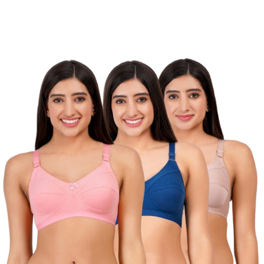 Full Coverage Bra 3 Pack Combo