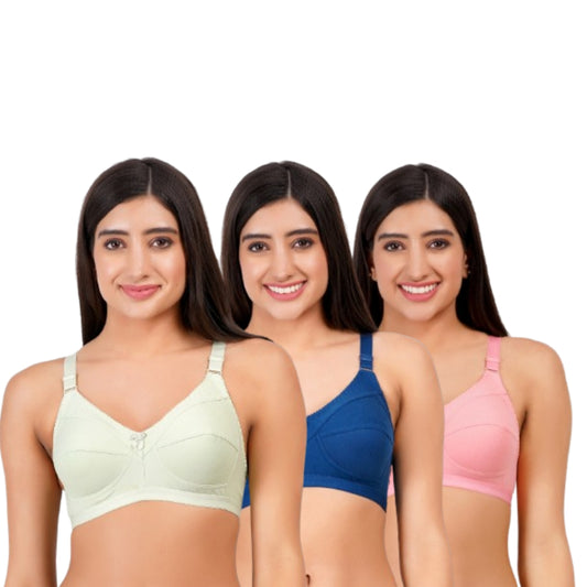 Full Coverage Bra 3 Pack Combo