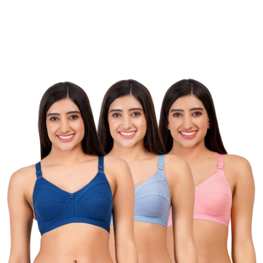 Full Coverage Bra 3 Pack Combo