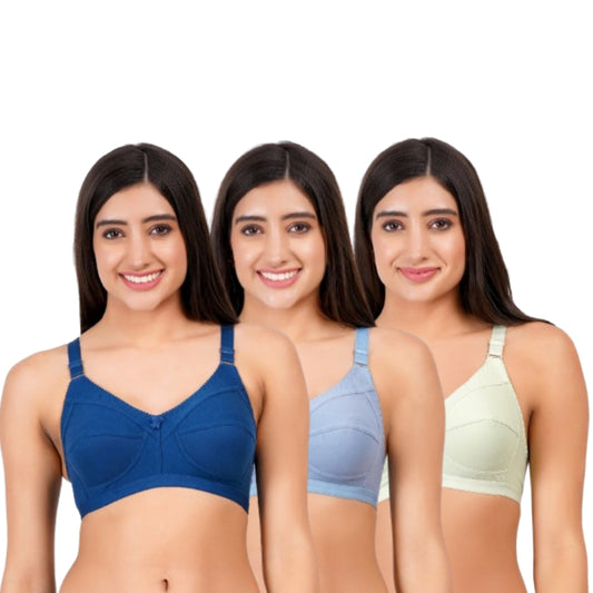 Full Coverage Bra 3 Pack Combo