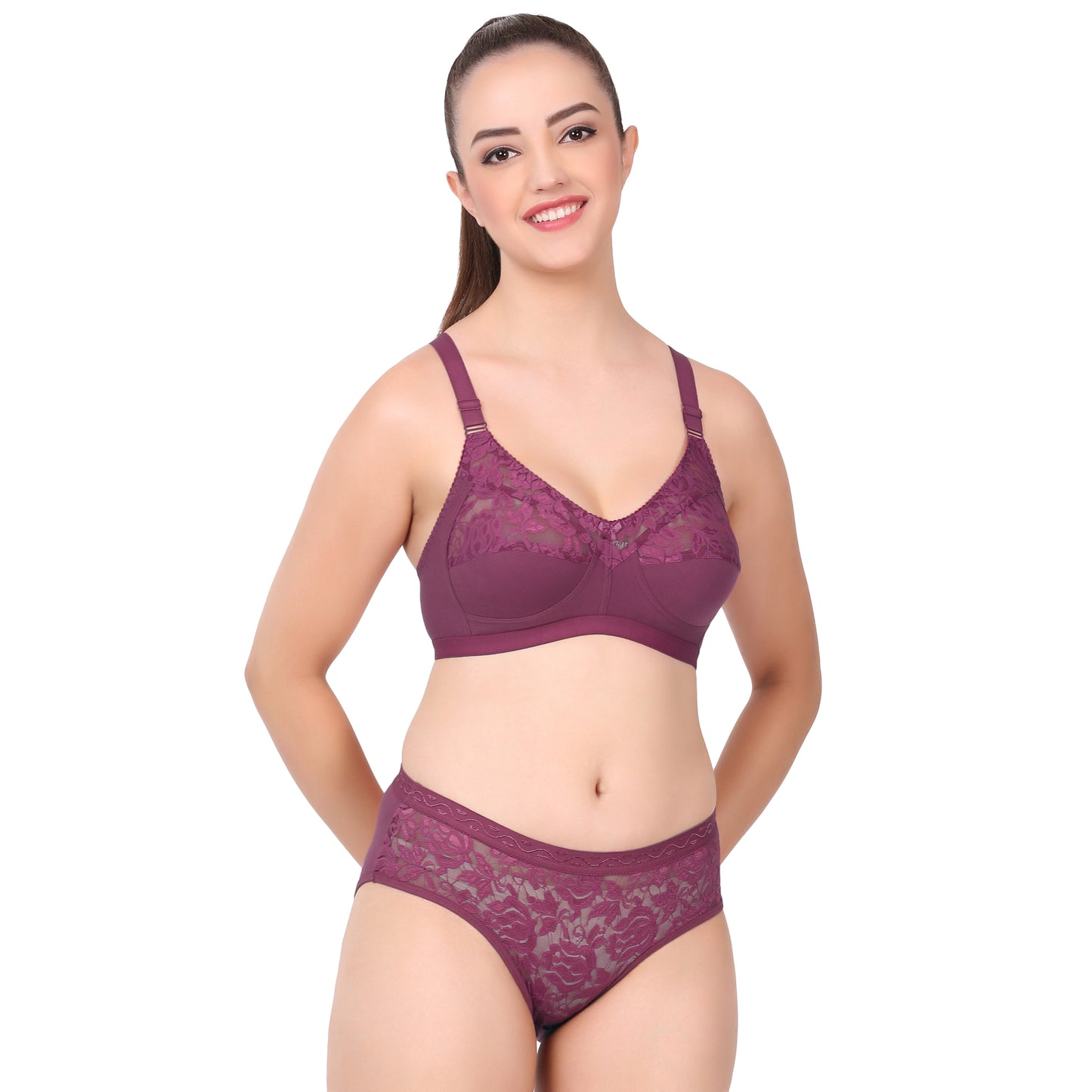 Full Coverage Lingerie Set 2 Pack Combo