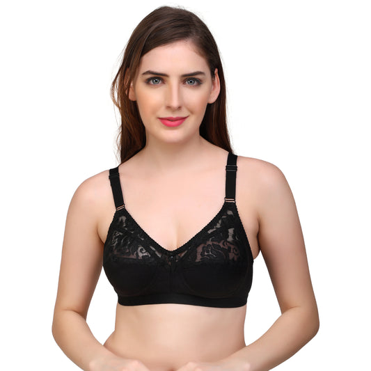 Full Coverage Non-Padded lace Bra