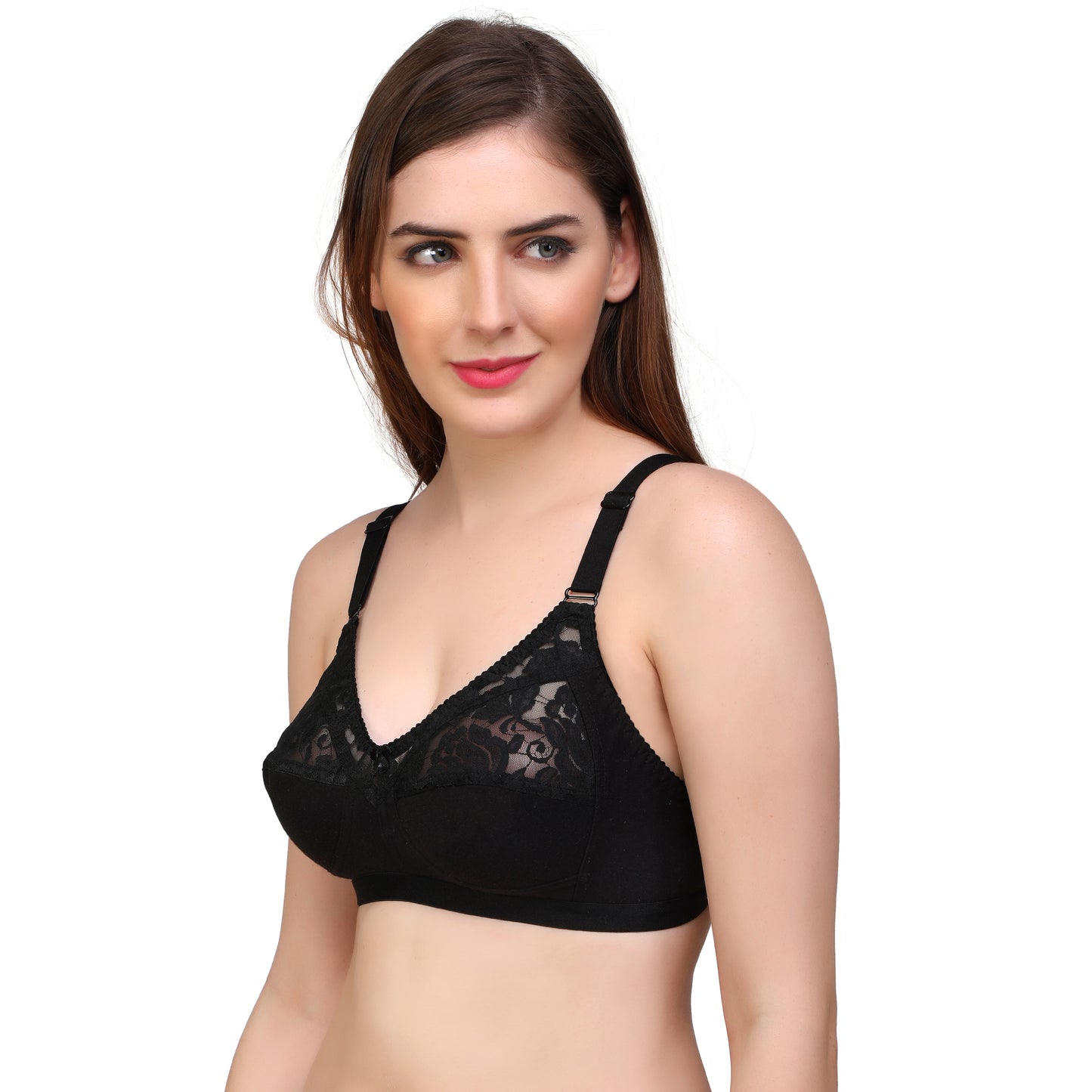 Full Coverage Non-Padded lace Bra