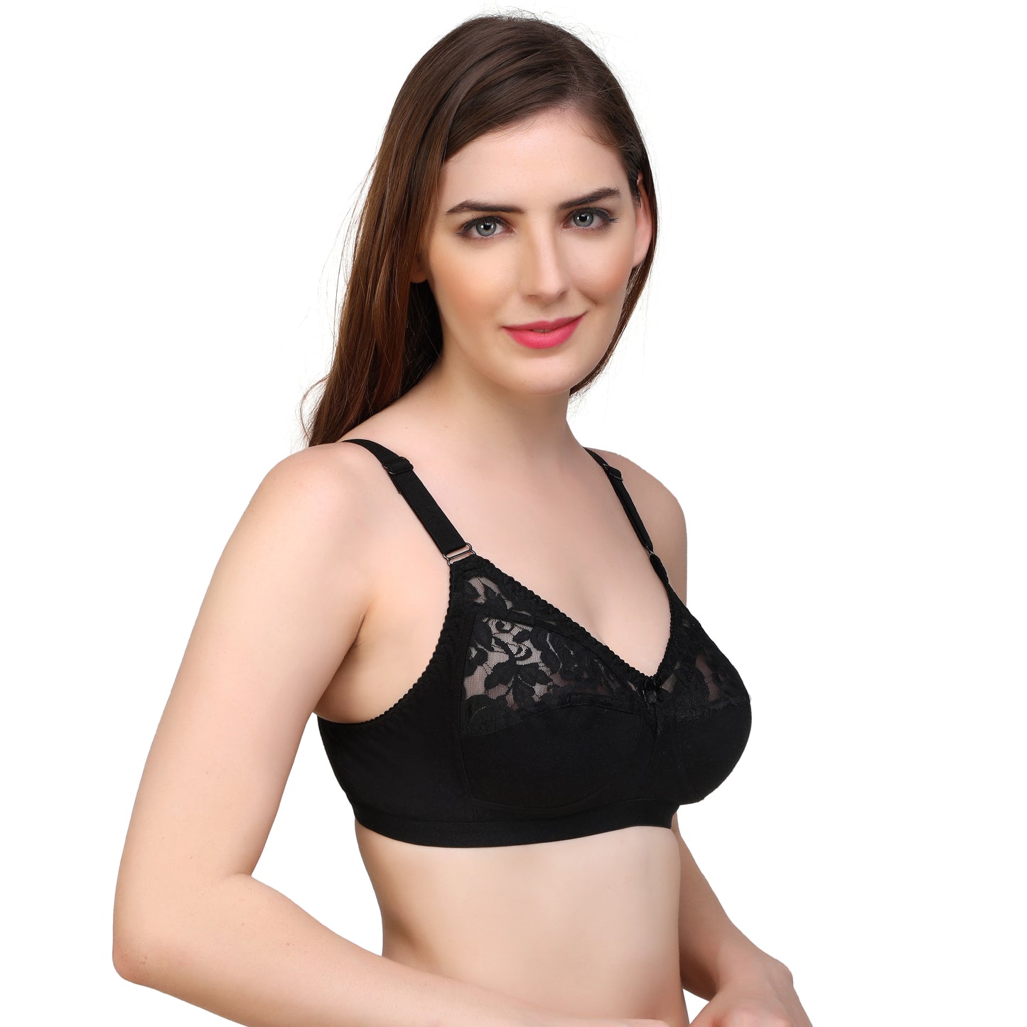 Full Coverage Non-Padded lace Bra