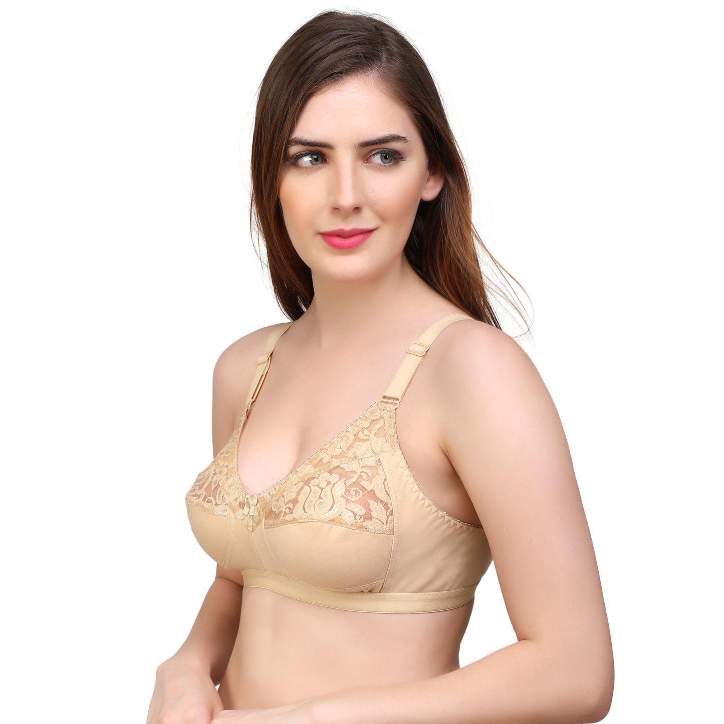 Full Coverage Non-Padded lace Bra