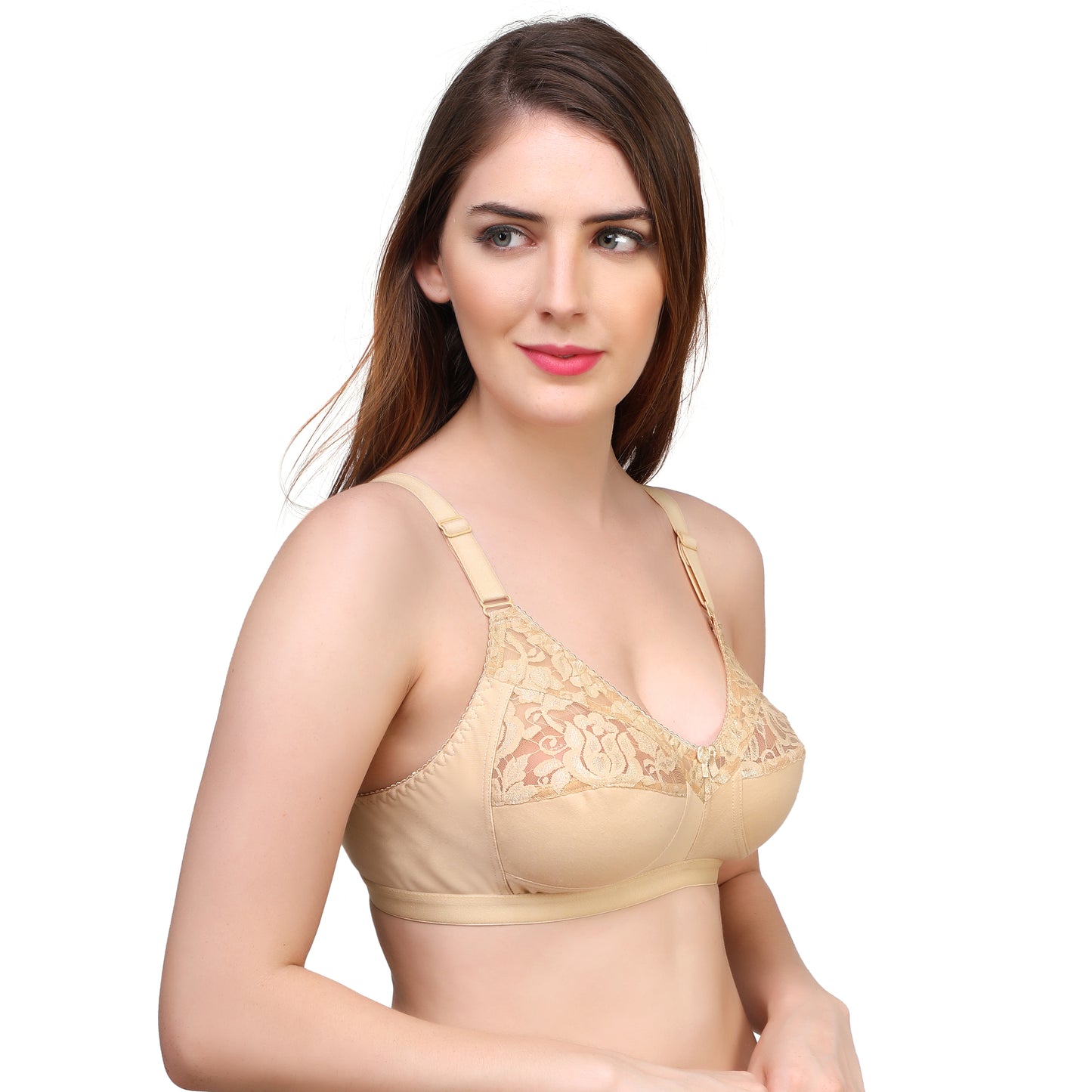 Full Coverage Non-Padded lace Bra