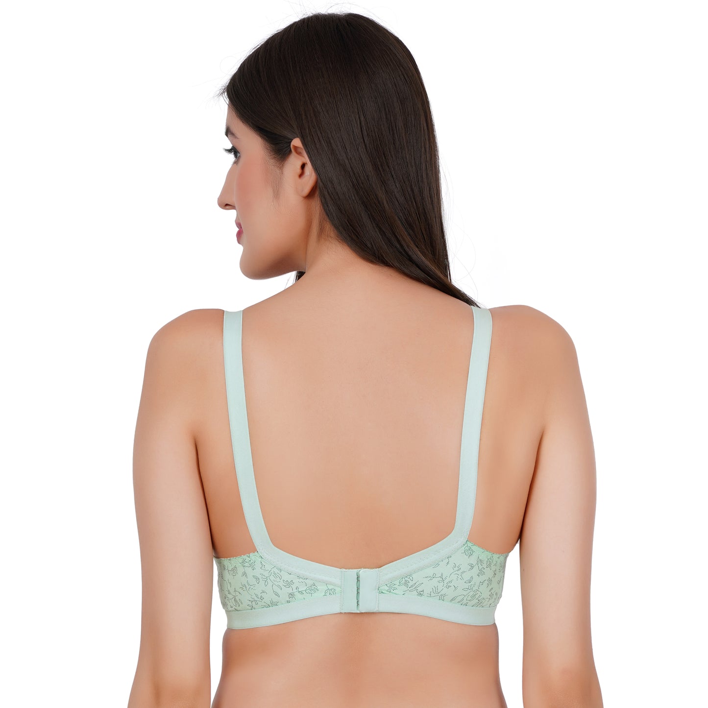 Full Coverage Non-Padded Printed Bra