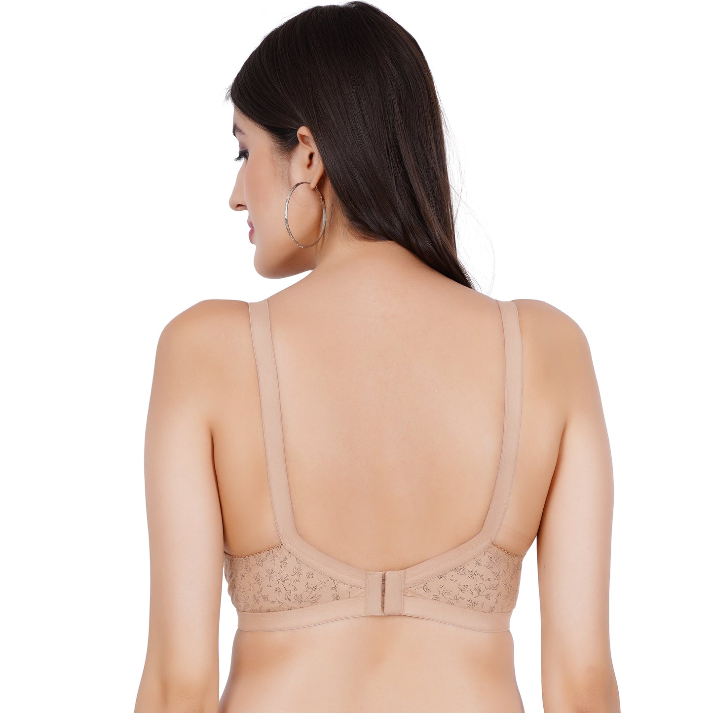 Full Coverage Non-Padded Printed Bra