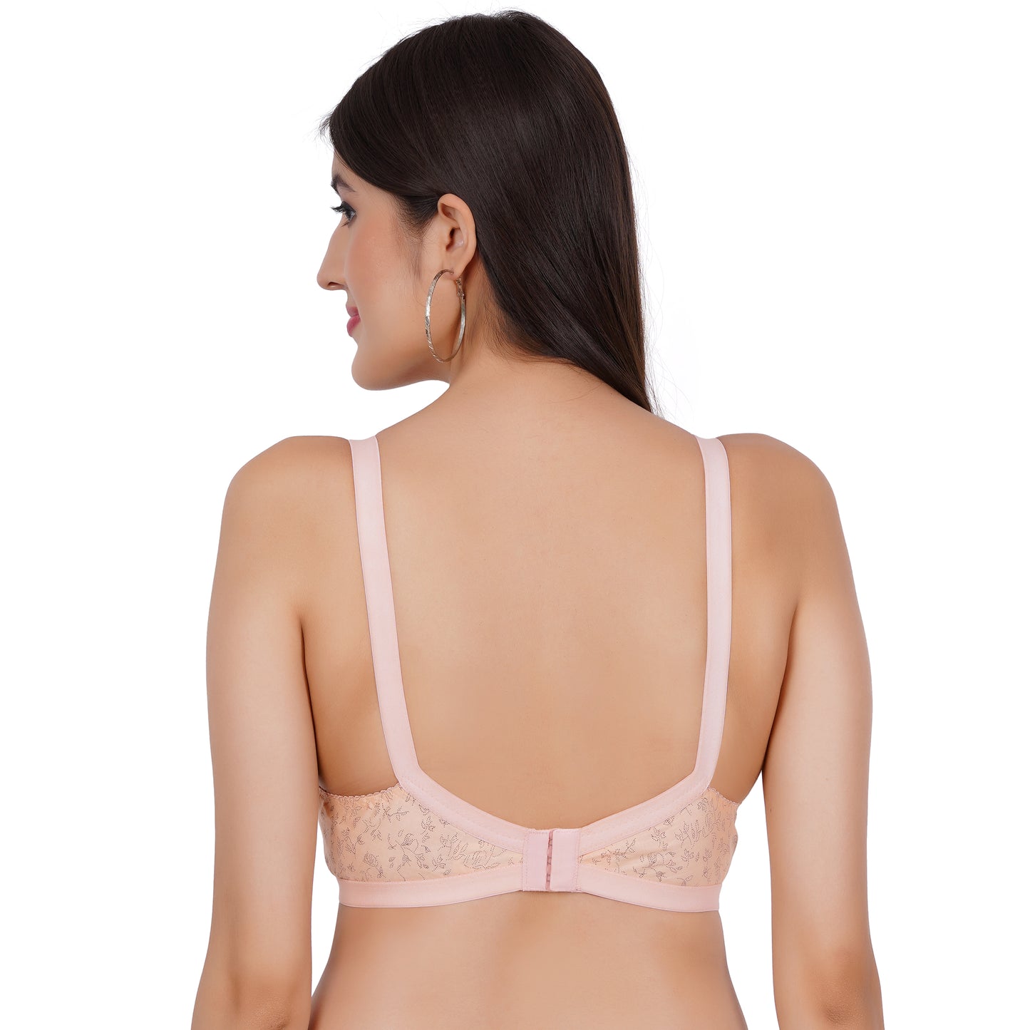 Full Coverage Non-Padded Printed Bra