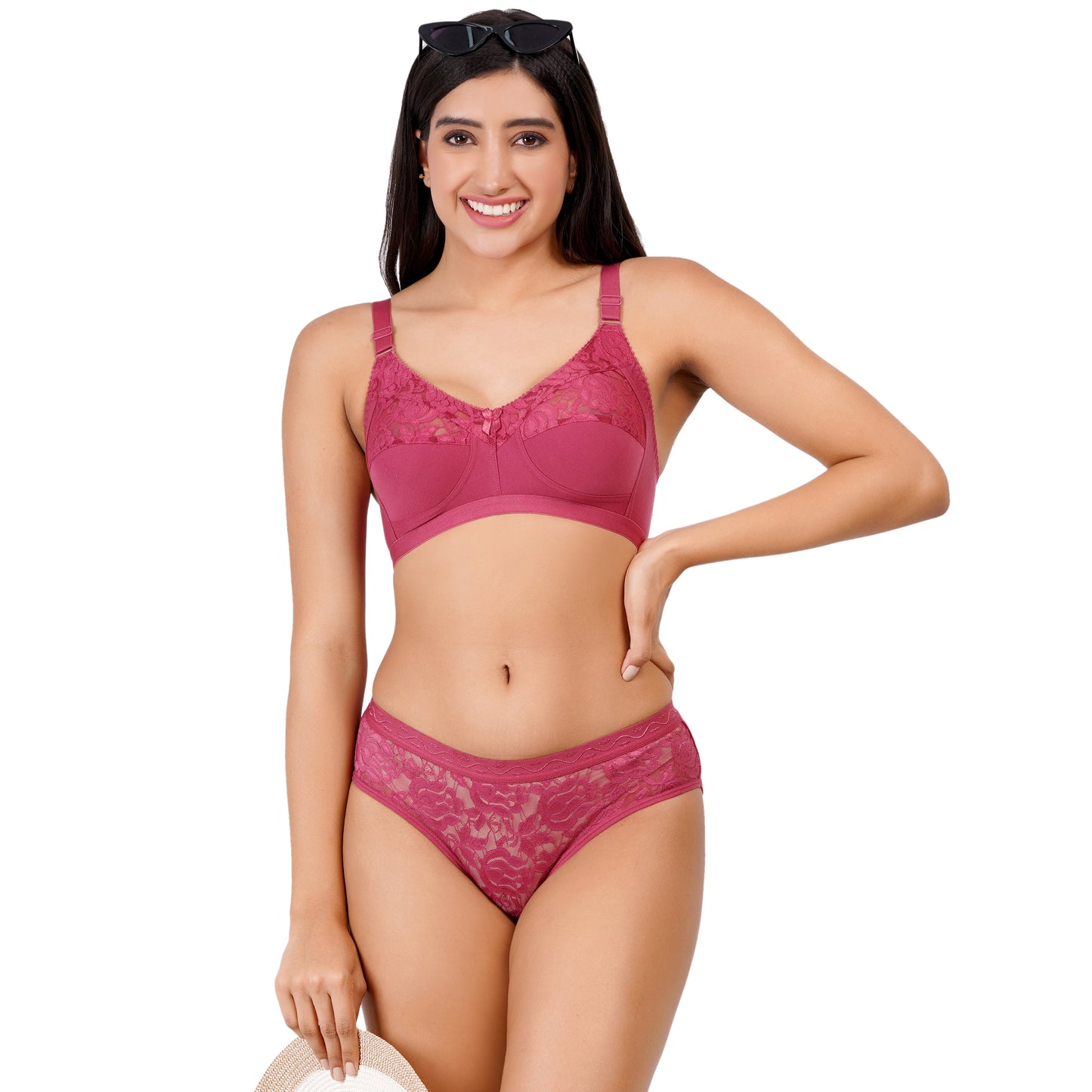 Full Coverage Non Padded Lingerie Set