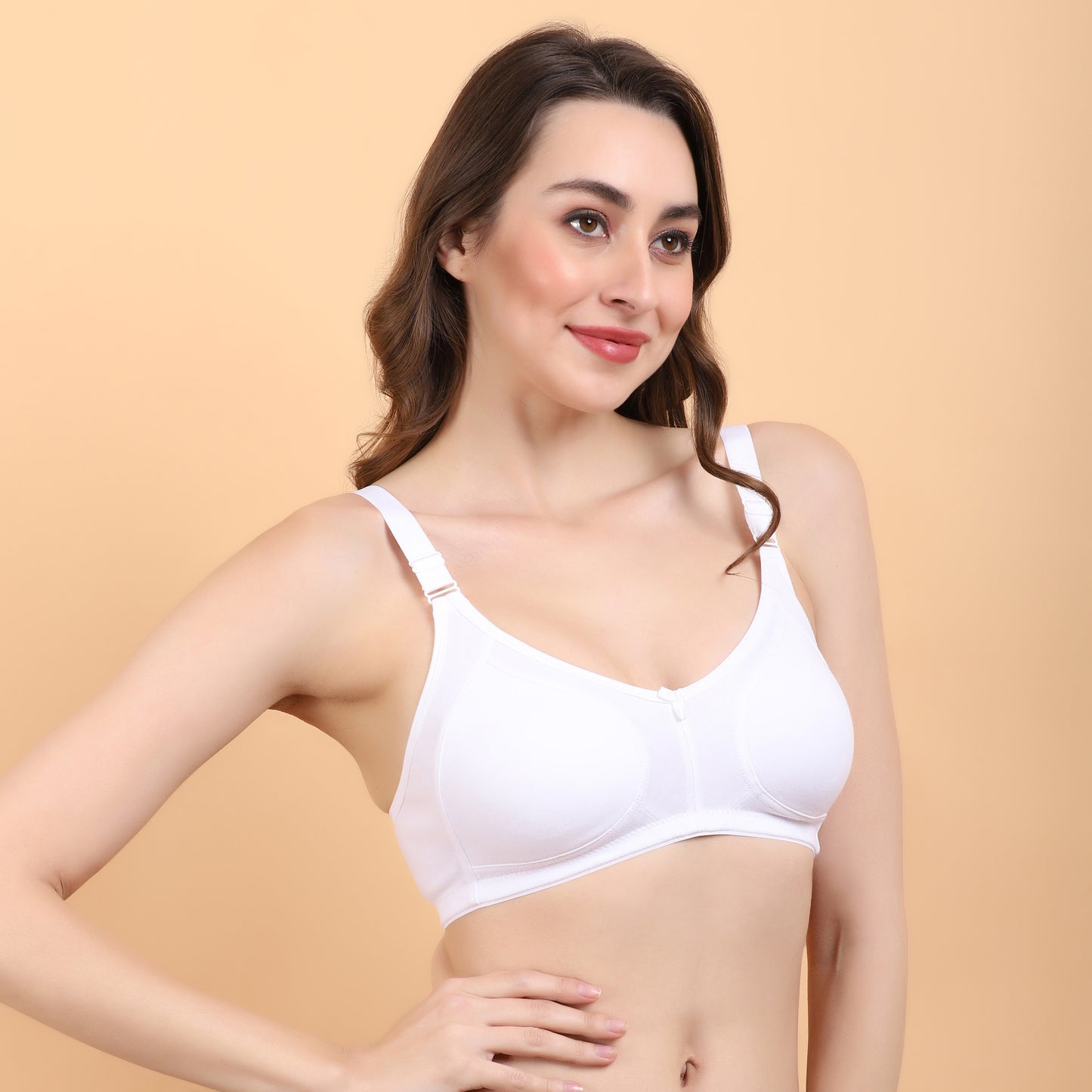 Full Coverage Non-Padded Seamless T-Shirt Bra